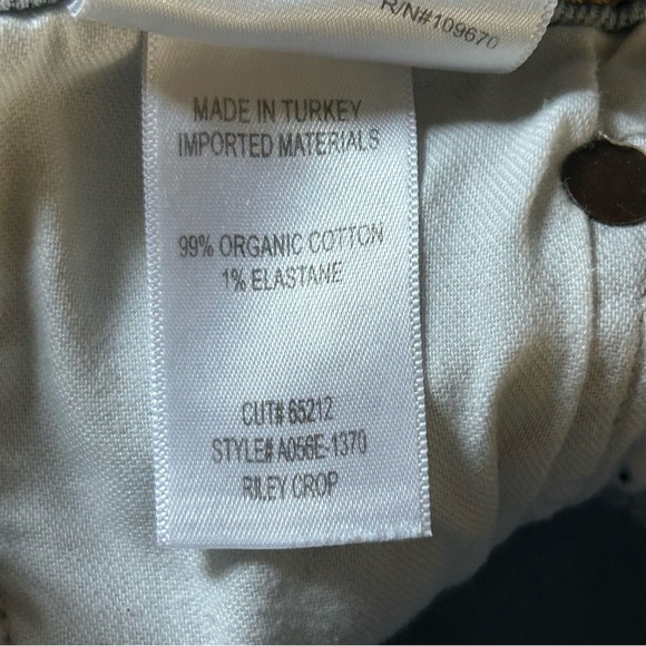 Agolde Riley Cropped Jeans Size 29 - Picture 9 of 10